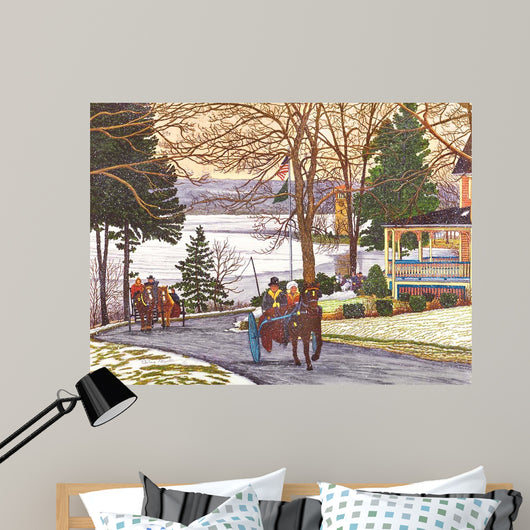 Chautauqua Currier and Ives Wall Decal