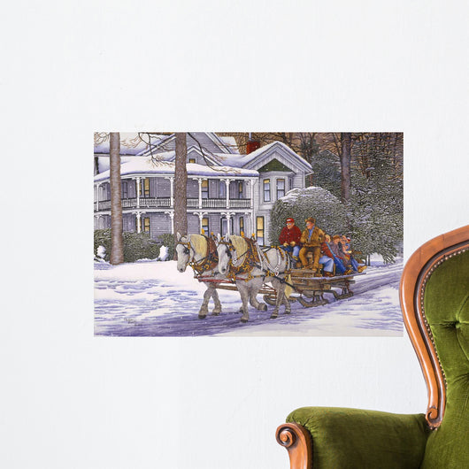 Chautauqua Hitching Ride Wall Decal