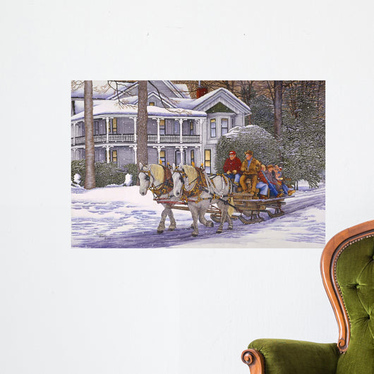 Chautauqua Hitching Ride Wall Decal