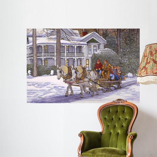 Chautauqua Hitching Ride Wall Decal
