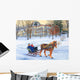 Chautauqua One Horse Sleigh Wall Decal