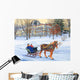 Chautauqua One Horse Sleigh Wall Decal