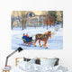 Chautauqua One Horse Sleigh Wall Decal