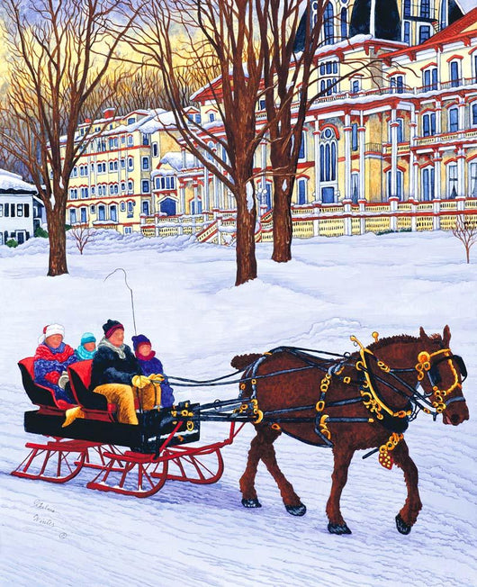 Chautauqua Sleigh Ride 03 Wall Decal
