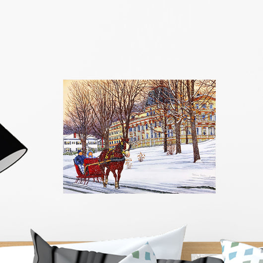Chautauqua Sleigh Ride 06 Wall Decal