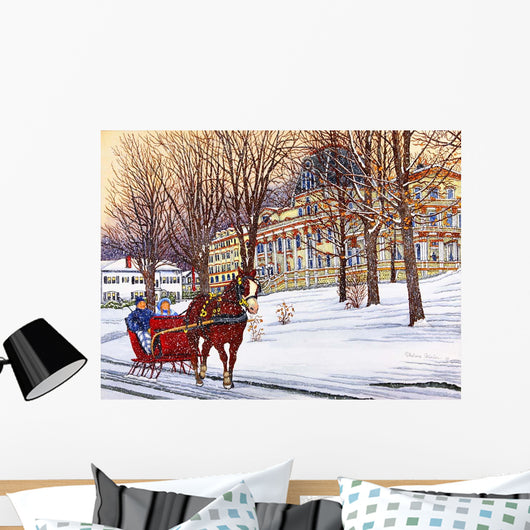 Chautauqua Sleigh Ride 06 Wall Decal