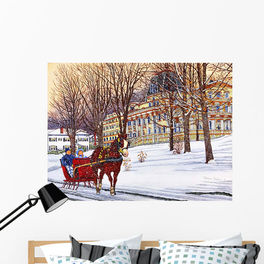 Chautauqua Sleigh Ride 06 Wall Decal