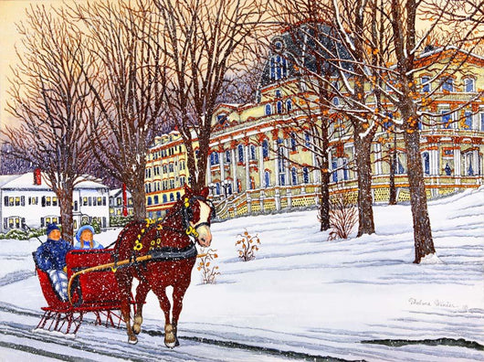 Chautauqua Sleigh Ride 06 Wall Decal