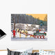 Children Sled Western Ny Wall Decal