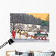 Children Sled Western Ny Wall Decal