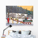 Children Sled Western Ny Wall Decal