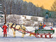 Children Sled Western Ny Wall Decal