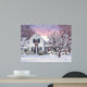 Christmas Cardinals Orchard Park Wall Decal
