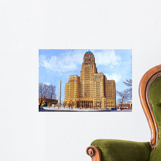 City Hall Buffalo Ny Wall Decal