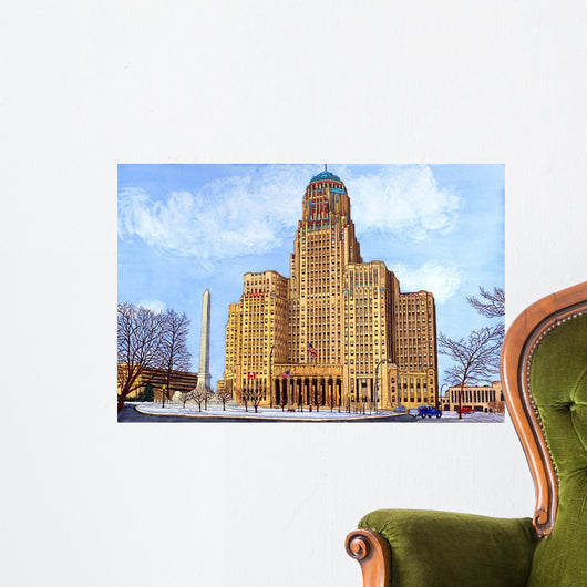 City Hall Buffalo Ny Wall Decal