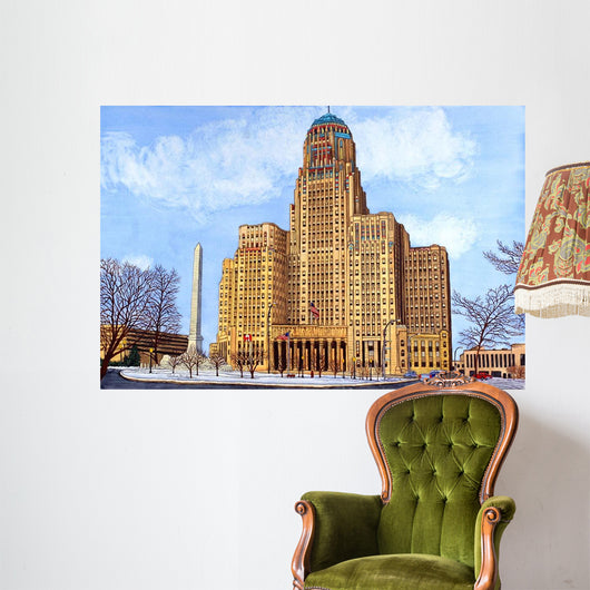 City Hall Buffalo Ny Wall Decal