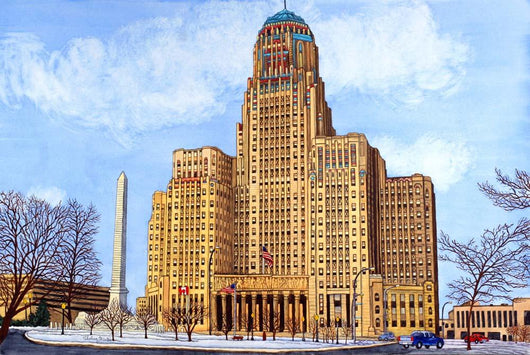 City Hall Buffalo Ny Wall Decal