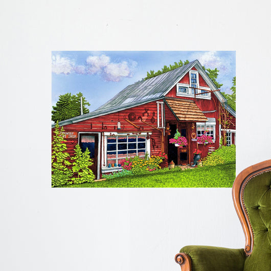 Country Gift Shop Eden Wall Decal