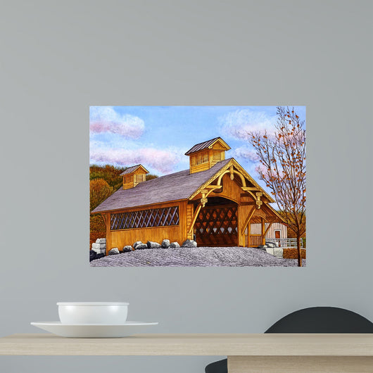 Covered Bridge Booneville Ny Wall Decal