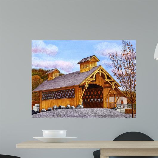 Covered Bridge Booneville Ny Wall Decal