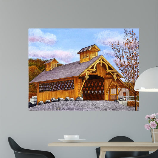Covered Bridge Booneville Ny Wall Decal
