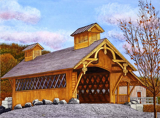 Covered Bridge Booneville Ny Wall Decal