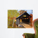 Covered Bridge Waterbury Vt Wall Decal