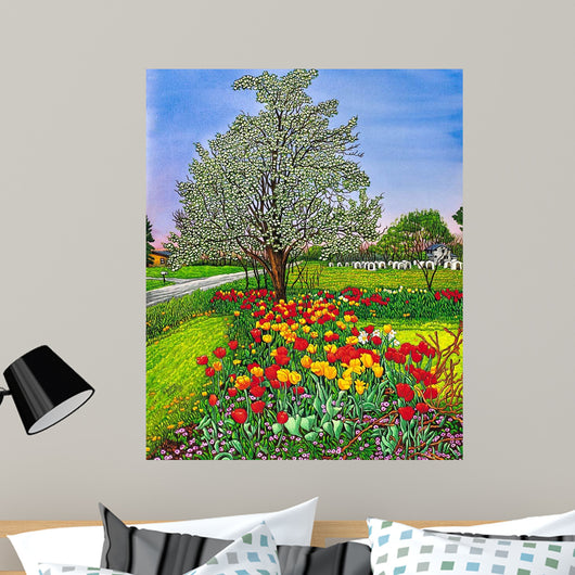 Dorothy's Tulips Eden Ny Wall Decal