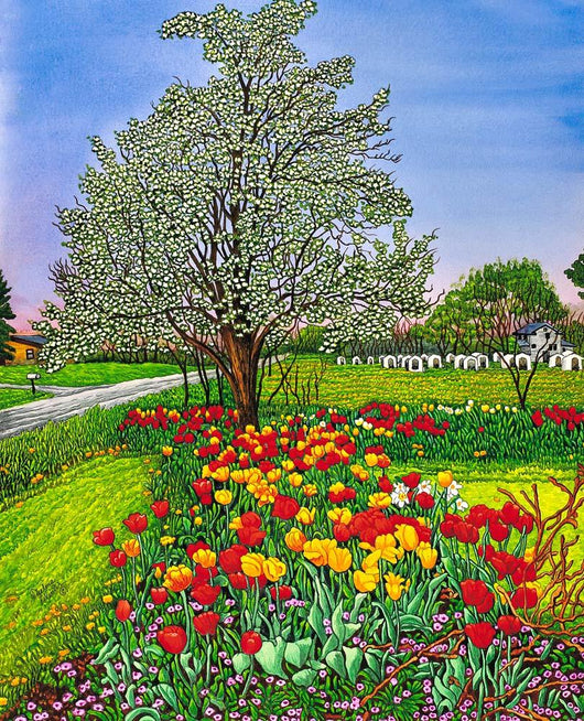 Dorothy's Tulips Eden Ny Wall Decal