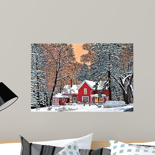 Dressed for Holidays Hamburg Wall Decal