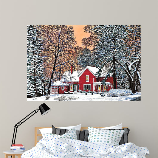 Dressed for Holidays Hamburg Wall Decal