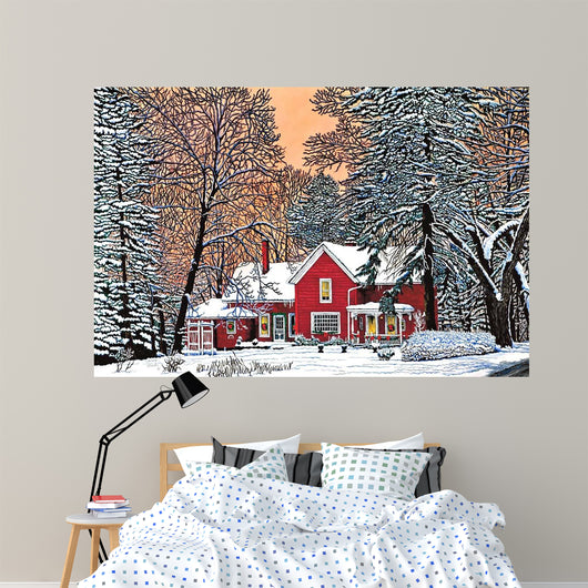 Dressed for Holidays Hamburg Wall Decal