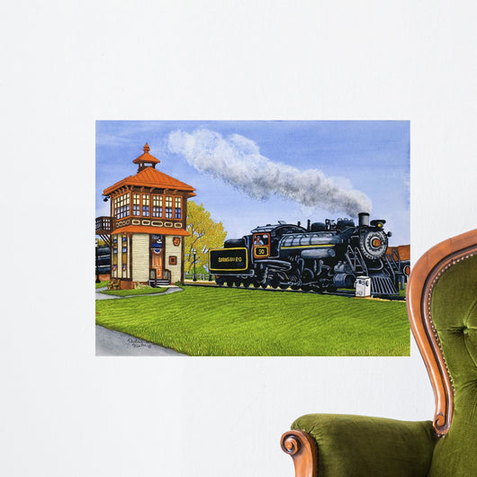 Engine 90 Switch Tower Wall Decal