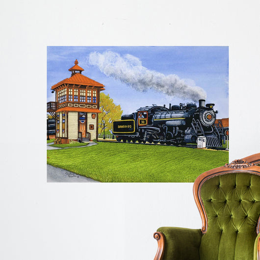 Engine 90 Switch Tower Wall Decal