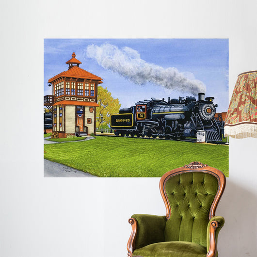 Engine 90 Switch Tower Wall Decal