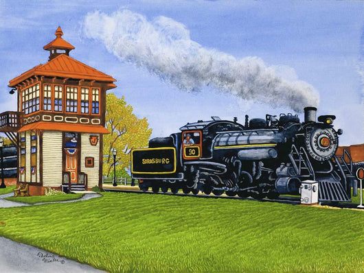 Engine 90 Switch Tower Wall Decal