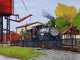 Engine 90 Water Tower Wall Decal
