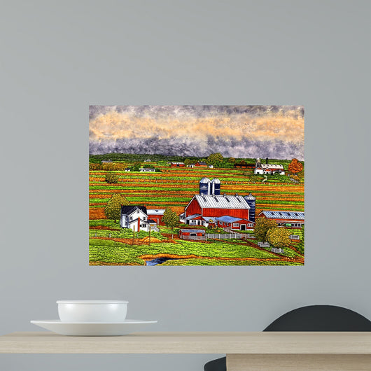 Farm Country Lancaster Co Wall Decal