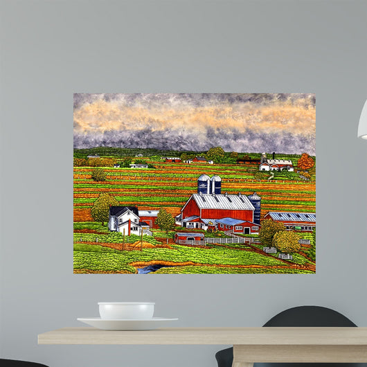 Farm Country Lancaster Co Wall Decal