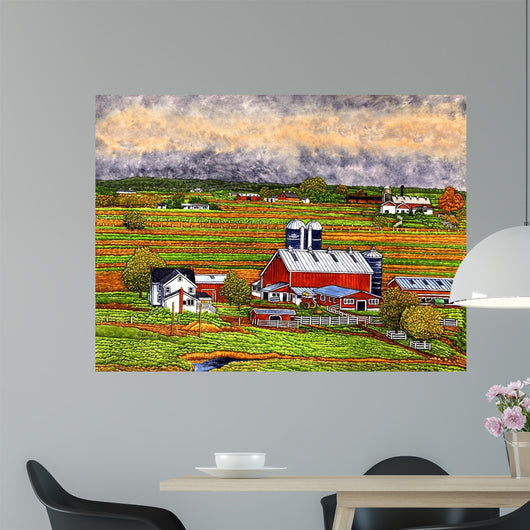 Farm Country Lancaster Co Wall Decal