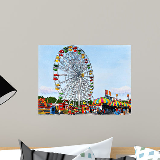 Ferris Wheel Erie County Wall Decal