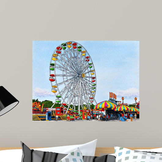 Ferris Wheel Erie County Wall Decal