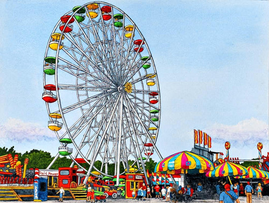 Ferris Wheel Erie County Wall Decal