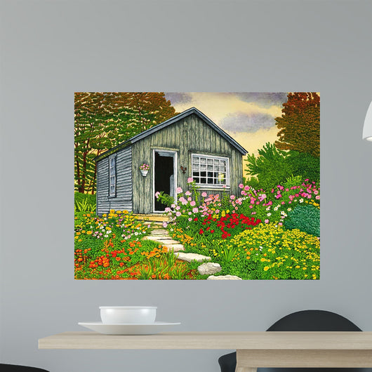 Flower Shed Ii Arlington Wall Decal
