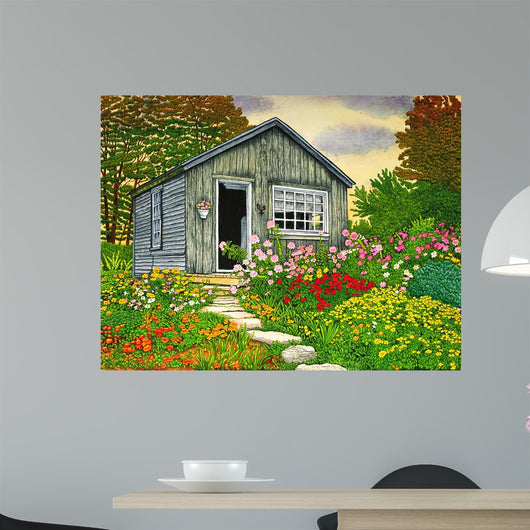 Flower Shed Ii Arlington Wall Decal