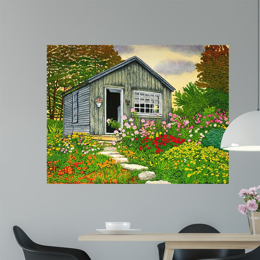Flower Shed Ii Arlington Wall Decal