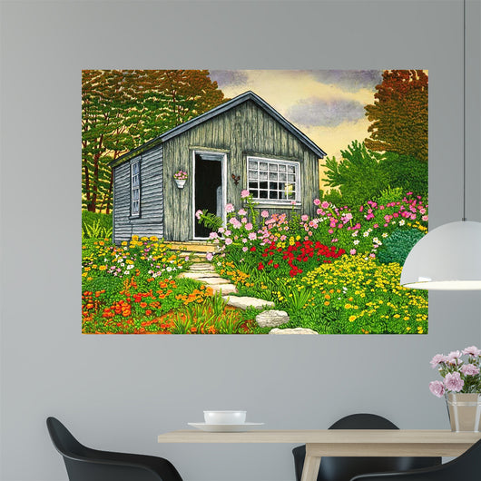 Flower Shed Ii Arlington Wall Decal