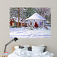 Gazebo Ellicottville Winter Wall Decal