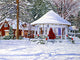 Gazebo Ellicottville Winter Wall Decal