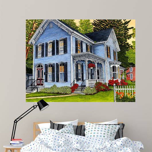 Hometown Summer Day East Wall Decal